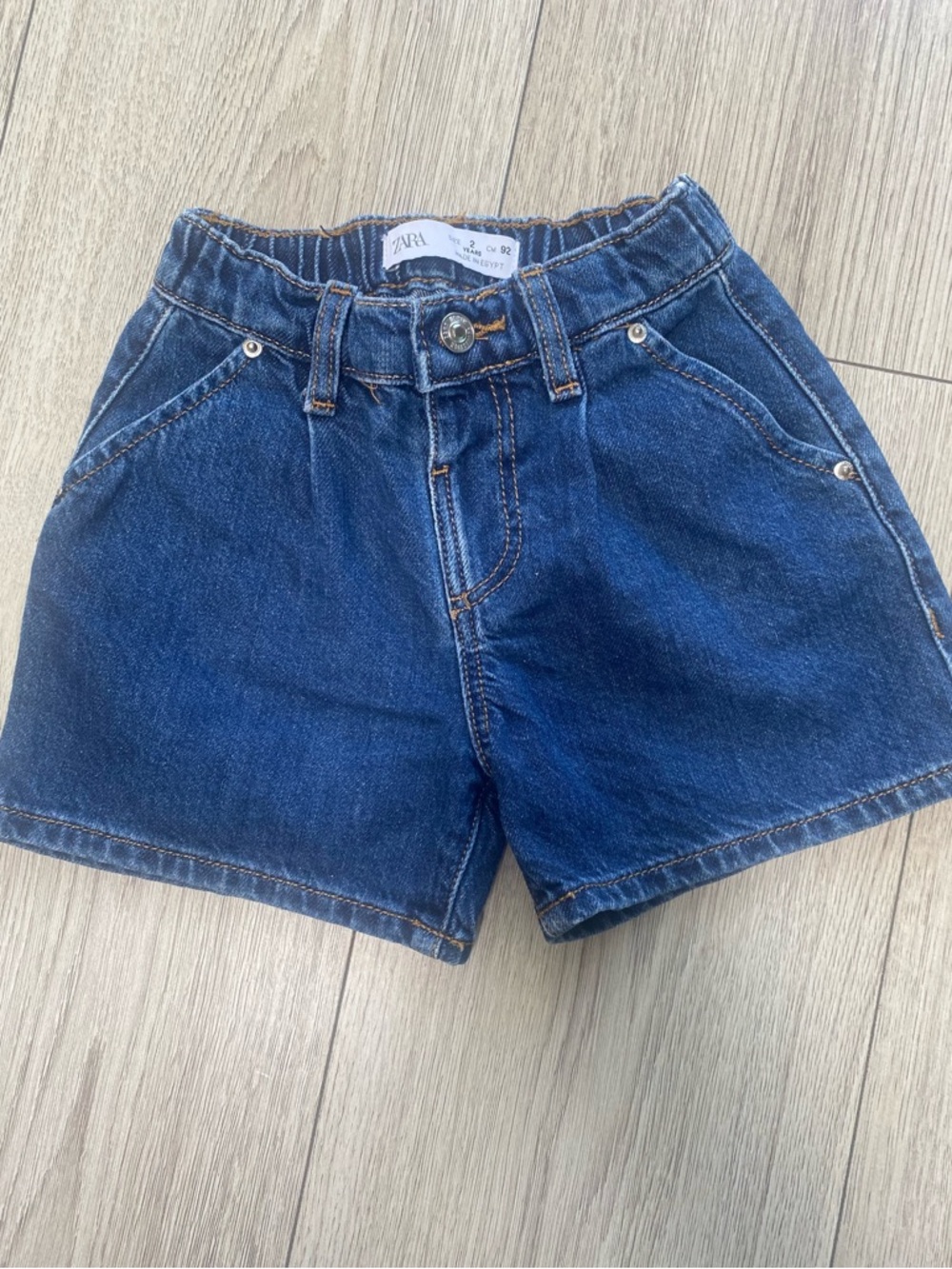 Zara Indigo Kids Denim Shorts